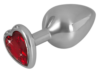 You2Toys Diamond Anal Plug M aus Aluminium mit Schmuckstein