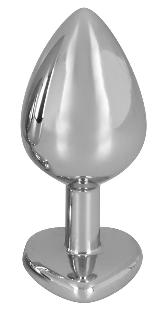 You2Toys Diamond Anal Plug M aus Aluminium mit Schmuckstein