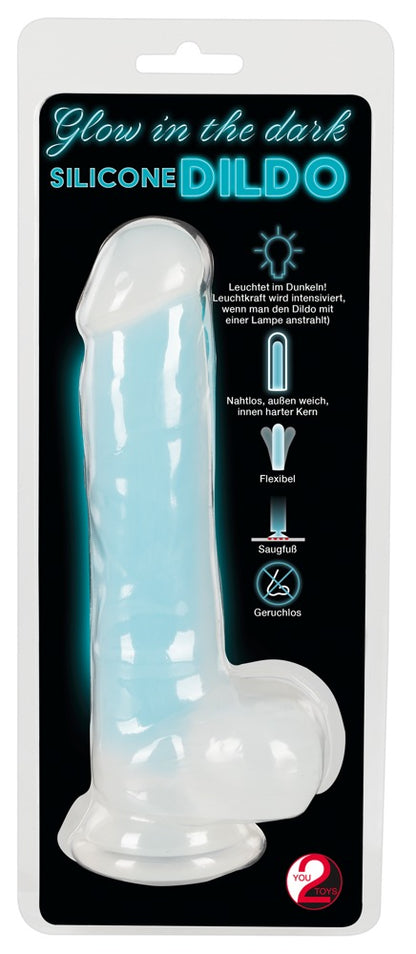 You2Toys Glow in the Dark Dildo mit leuchtendem Kern