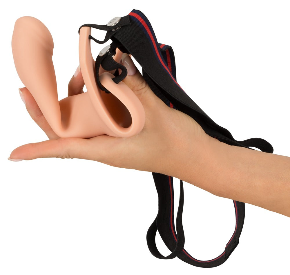 You2Toys Silicone Strap-on hohler Umschnalldildo für mehr Länge