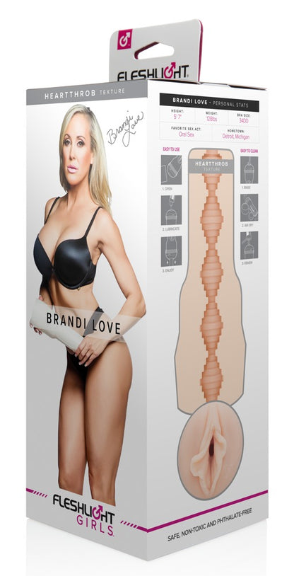 Fleshlight Brandi Love Heartthrob Masturbator, Vagina