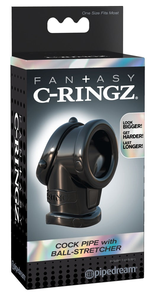 Fantasy C-Ringz Cock Pipe With Ball Stretcher