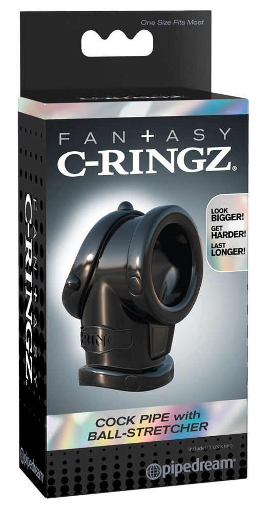 Fantasy C-Ringz Cock Pipe With Ball Stretcher