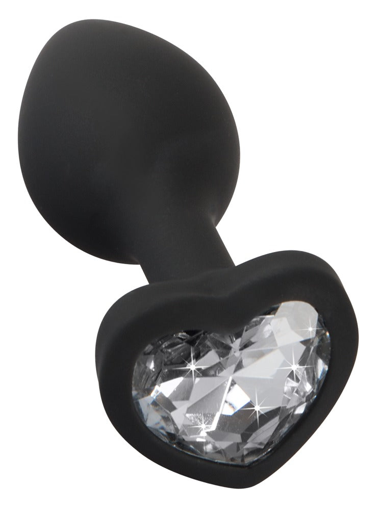 You2Toys Silicone Butt Plug klein mit Schmuckstein