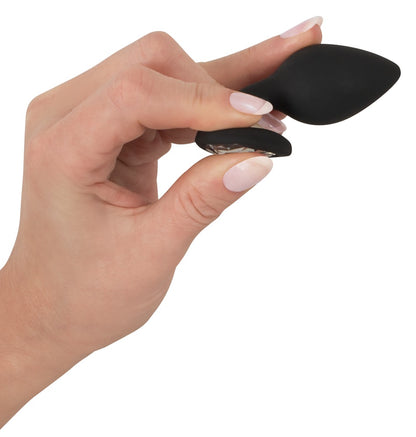 You2Toys Silicone Butt Plug klein mit Schmuckstein