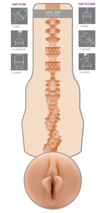 Fleshlight Mia Malkova LVL Up Masturbator, Vagina