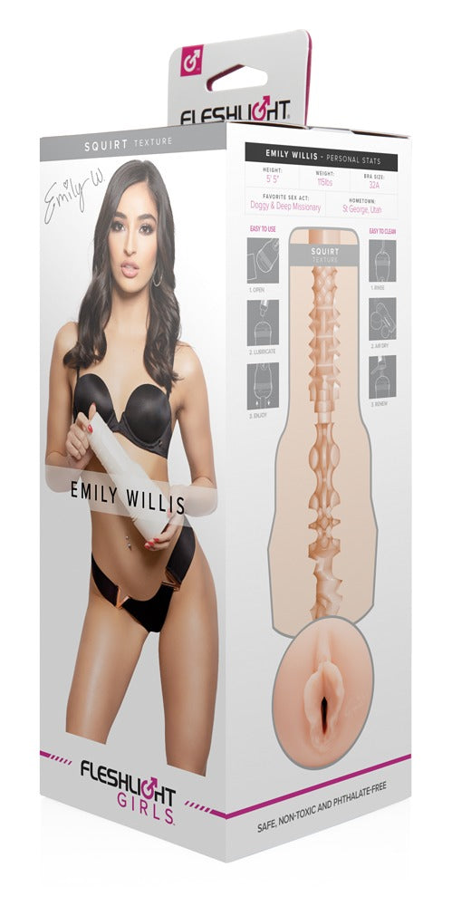 Fleshlight Emily Willis Squirt Masturbator, Vagina