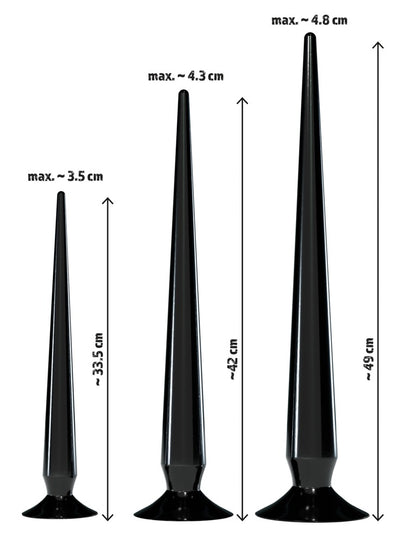 You2Toys Super Long Anal Plug Set 3-teilig, extra lang