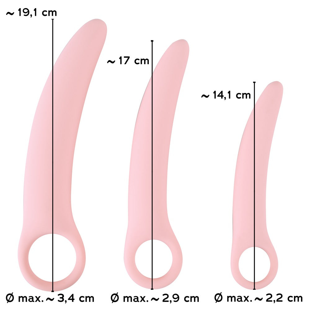 Sweet Smile Vaginal Trainers 3er-Set gebogene Dildos zum Training