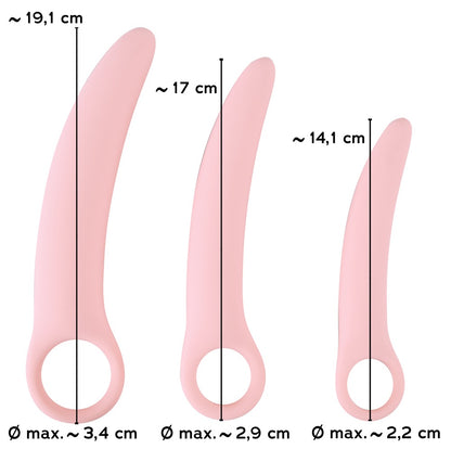 Sweet Smile Vaginal Trainers 3er-Set gebogene Dildos zum Training