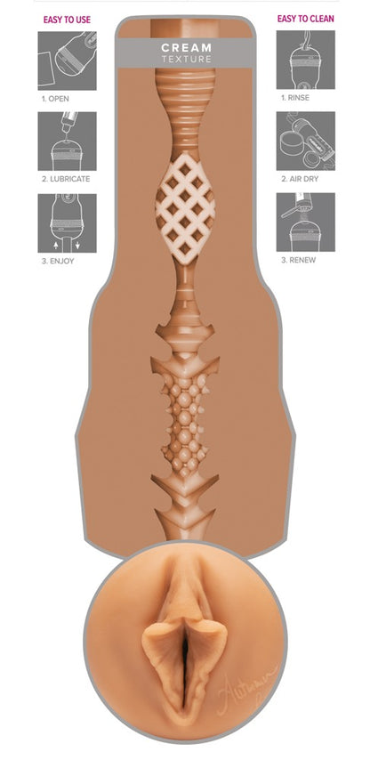 Fleshlight Autumn Falls Cream Masturbator, Vagina