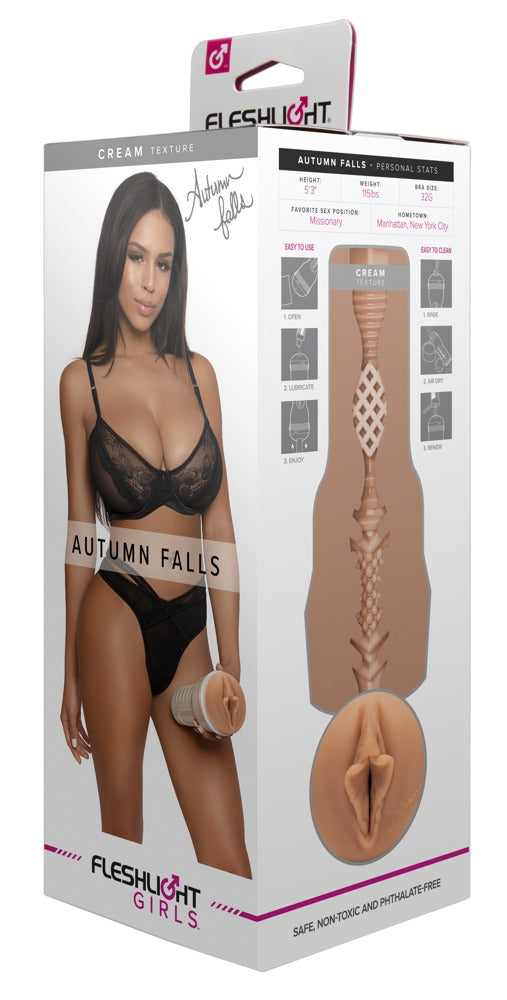 Fleshlight Autumn Falls Cream Masturbator, Vagina