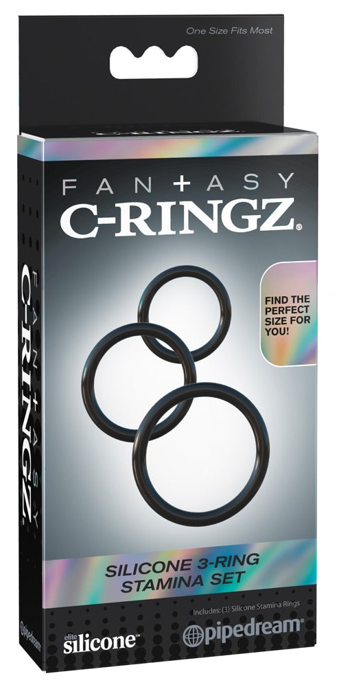 Fantasy C-Ringz Silicone 3 Ring Stamina Se