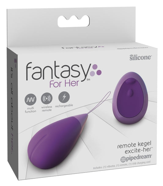 Fantasy For Her Remote Kegel Excite Her Pu