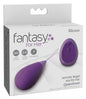 Fantasy For Her Remote Kegel Excite Her Pu