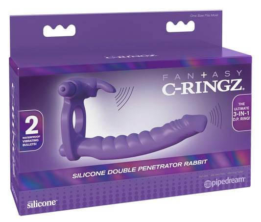 Fantasy C-Ringz Silicone Double Penetrator