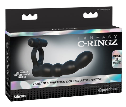 Fantasy C-Ringz Posable Partner Double Pen