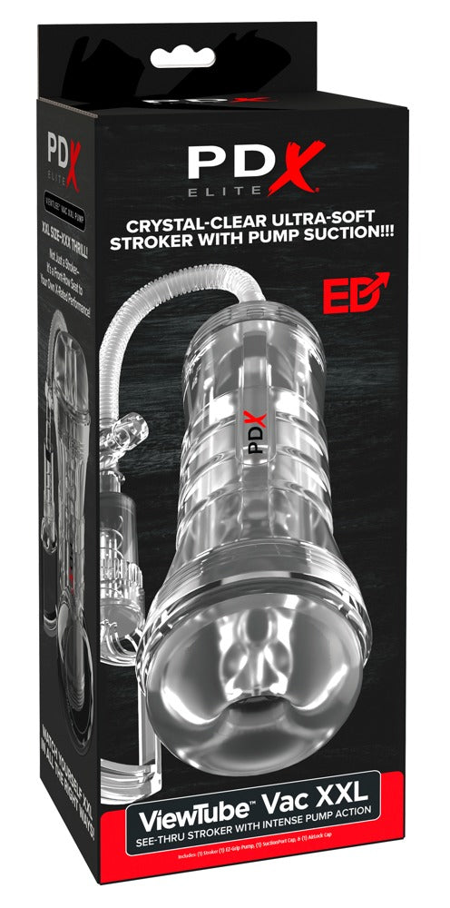 PDX Elite PDXE Viewtube Vac XXL Clear