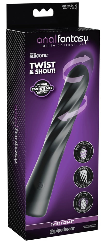 Anal Fantasy Elite Twist Ecstacy Black