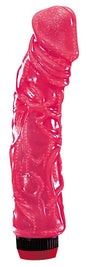 You2Toys Glitter-Vibrator Big Jelly im Penis-Look, biegsam