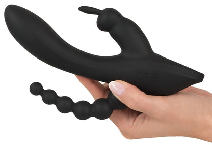 Sweet Smile Triple G-Spot Vibrator mit Klitoris- und Anus-Stimulator