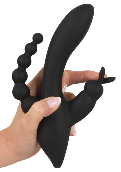 Sweet Smile Triple G-Spot Vibrator mit Klitoris- und Anus-Stimulator