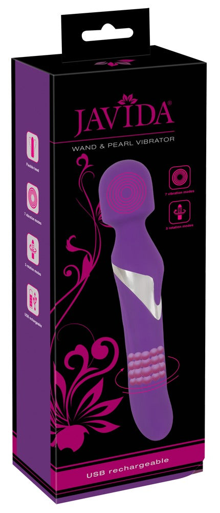 JAVIDA Wand & Pearl Vibrator