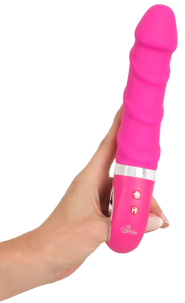 Sweet Smile Warming Soft Vibrator mit Wärmefunktion, pink