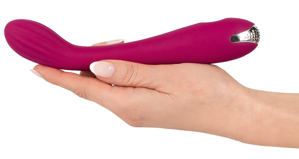 Sweet Smile G-Spot Vibrator mit flexiblem Hals und reizgeriffeltem Kopf