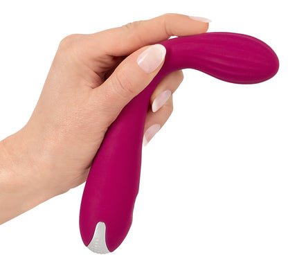 Sweet Smile G-Spot Vibrator mit flexiblem Hals und reizgeriffeltem Kopf