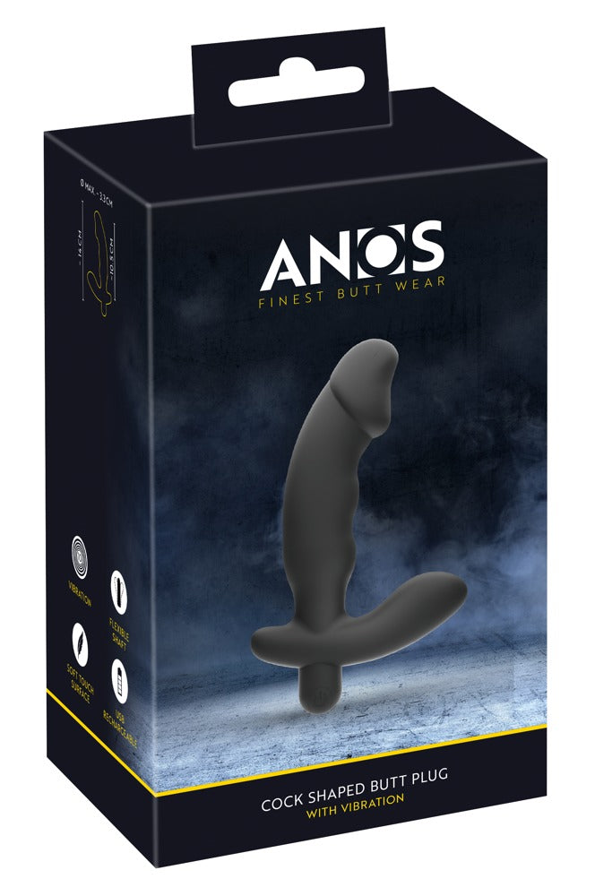 ANOS Cock Shaped Butt Plug Wit