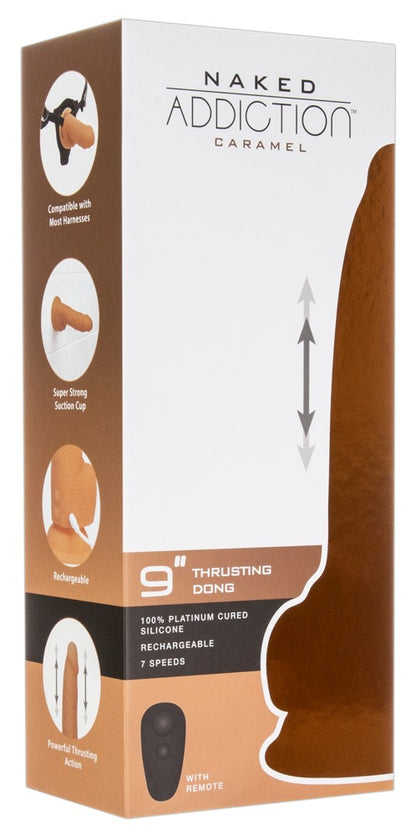 Naked Addiction NA 9 Thrusting Dong RC Caramel
