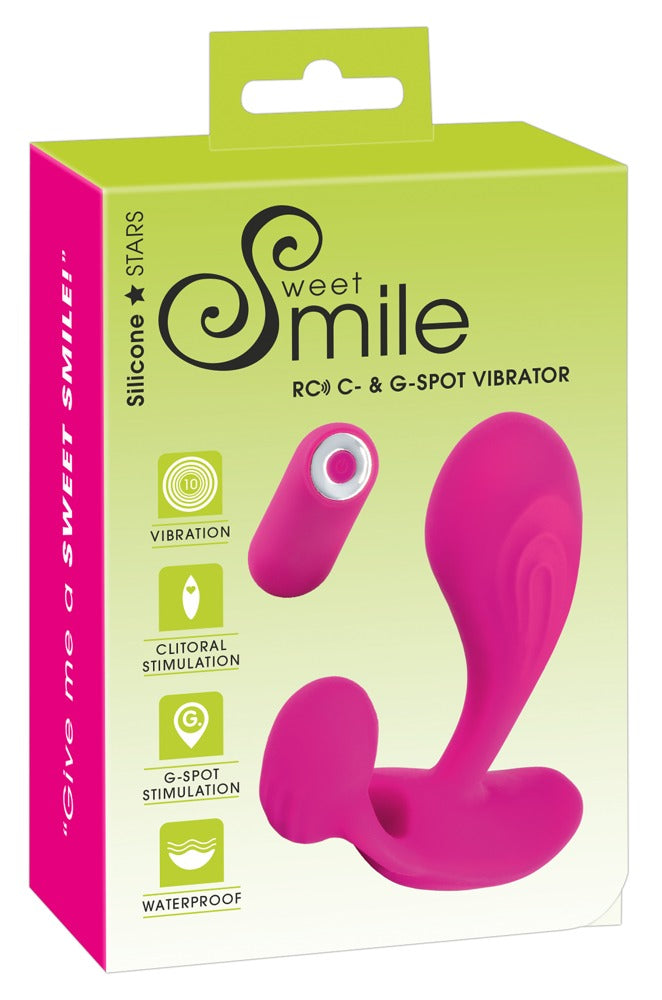 Sweet Smile RC C-&G-Spot Vibrator sehr flexibel mit 2 Reizflächen