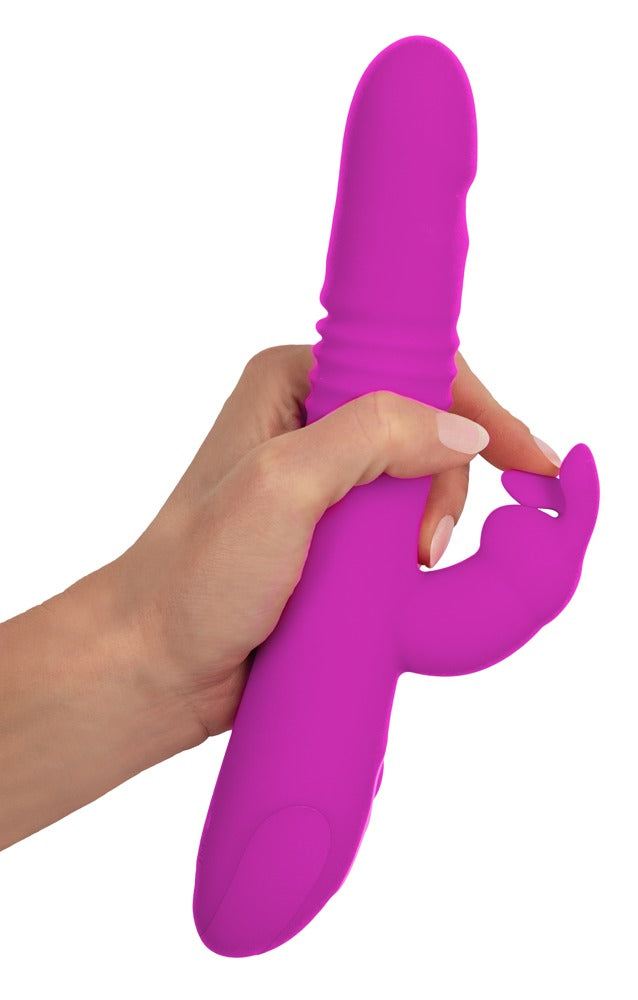 Sweet Smile Thrusting Pearl Rabbit Vibrator mit rotierenden Kugeln