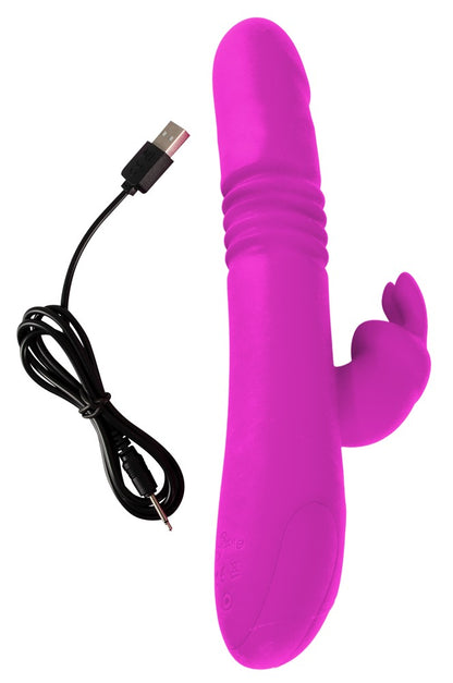 Sweet Smile Thrusting Pearl Rabbit Vibrator mit rotierenden Kugeln