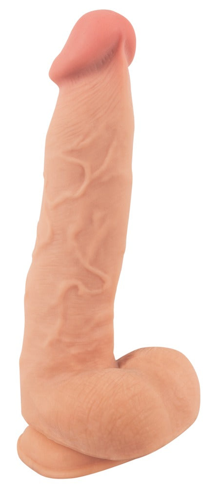 Nature Skin Dildo mit beweglicher Haut und Saugfuss, 24,7 cm
