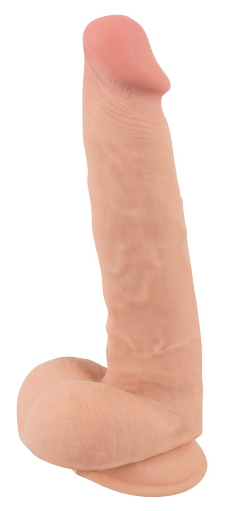 Nature Skin Dildo mit beweglicher Haut und Saugfuss, 24,7 cm