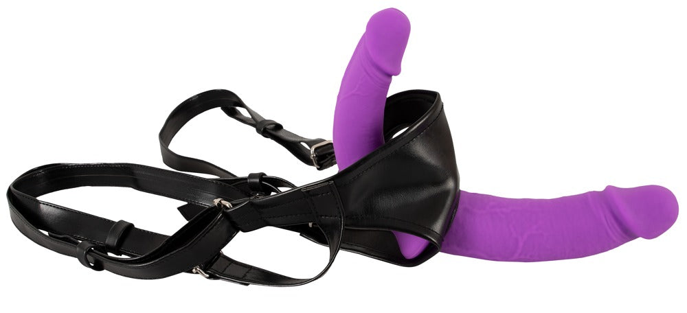 Sweet Smile Super Soft Double Strap-On Umschnallstring mit Doppeldildo