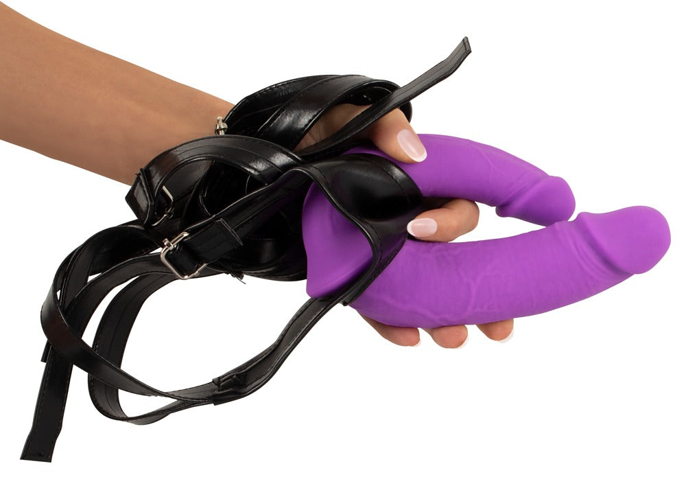 Sweet Smile Super Soft Double Strap-On Umschnallstring mit Doppeldildo