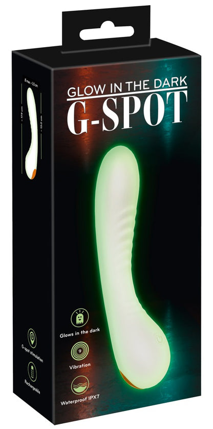 You2Toys GITD G-Spot Vibrator mit nachleuchtender Soft-Touch-Textur