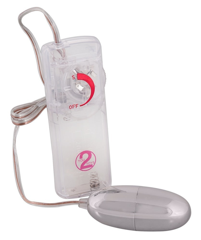 You2Toys Silver Star Vibro-Ei mit stufenloser Vibration