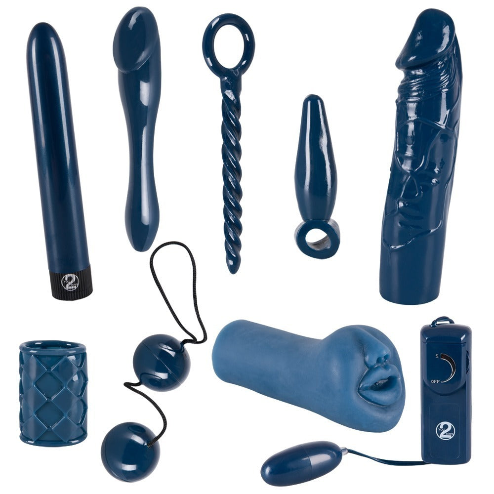 You2Toys Midnight Blue Toy-Set 9-teilig in Blau