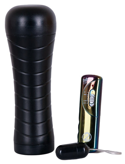 Pussy to Go Masturbator mit Vibro-Ei, 23 cm
