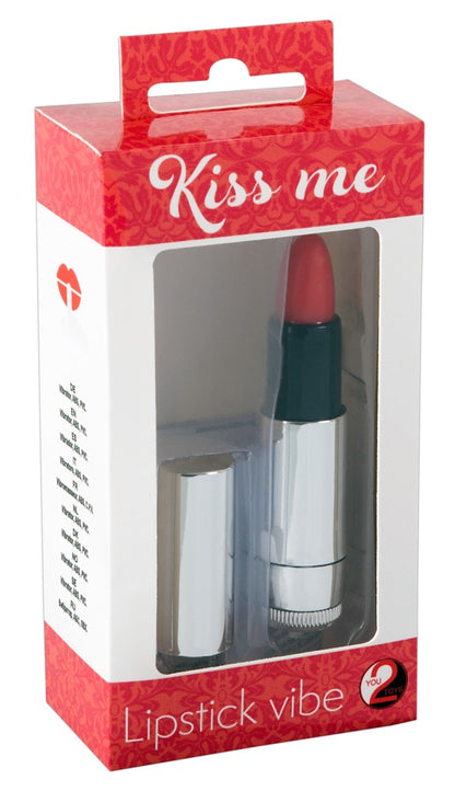 You2Toys Kiss Me Lipstick Vibe Mini-Vibrator im Lippenstift-Look