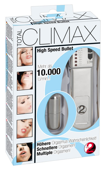 You2Toys Total Climax High Speed Bullet Vibro-Ei mit 6 Modi