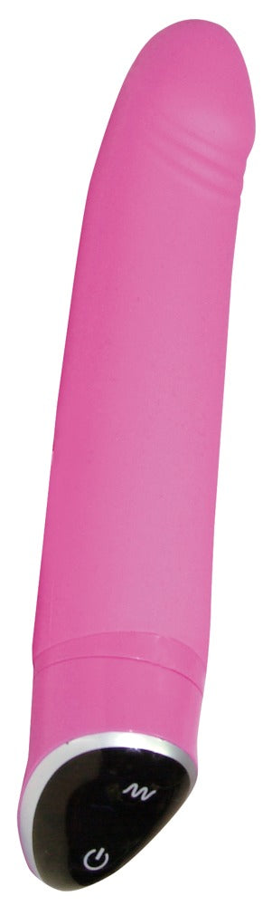 Sweet Smile Happy gebogener Vibrator mit ausgeprägtem Peniskopf, pink