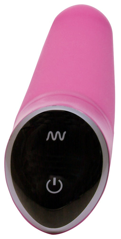 Sweet Smile Happy gebogener Vibrator mit ausgeprägtem Peniskopf, pink