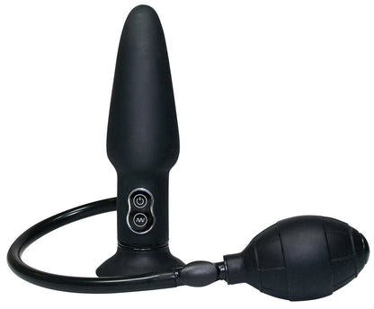 You2Toys True Black aufpumpbarer Vibro-Analplug