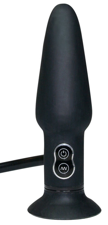 You2Toys True Black aufpumpbarer Vibro-Analplug