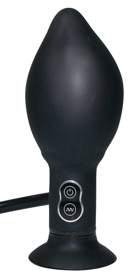 You2Toys True Black aufpumpbarer Vibro-Analplug